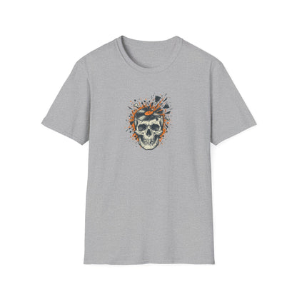 Broken Vinyl Skull T-Shirt