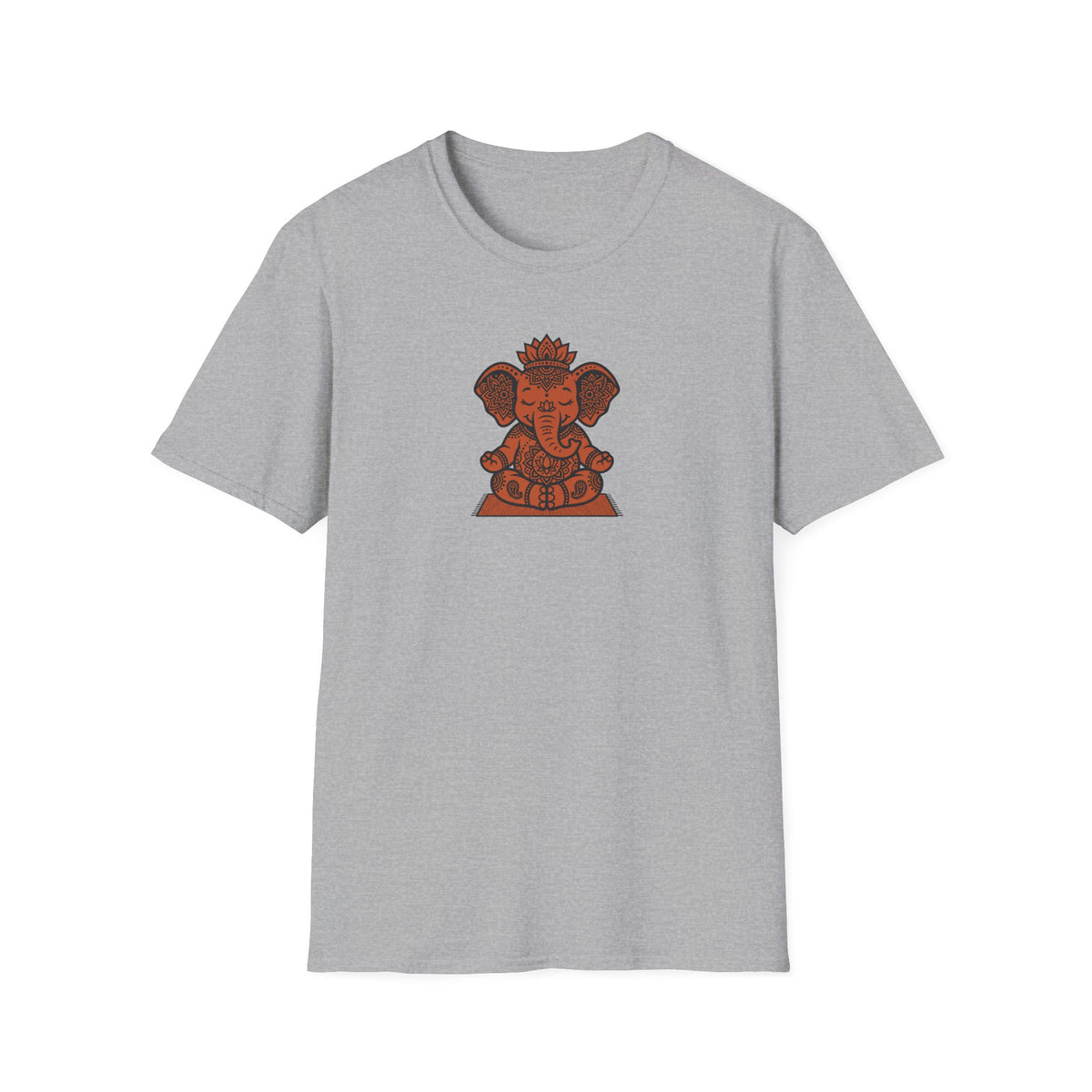 Zen Elephant Lotus Pose T-Shirt