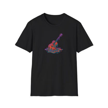 Melting Acoustic Guitar T-Shirt