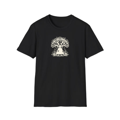 Ink Enlightenment Flower Tree T-Shirt