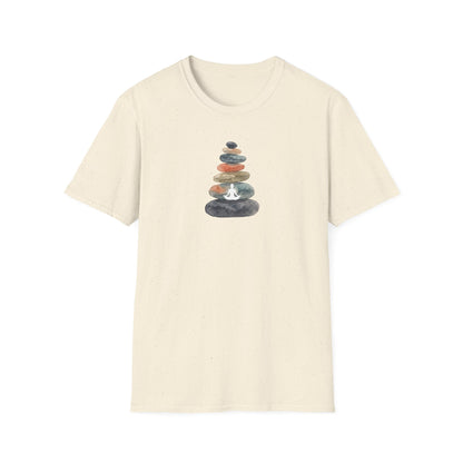 Watercolor Zen Stones T-Shirt