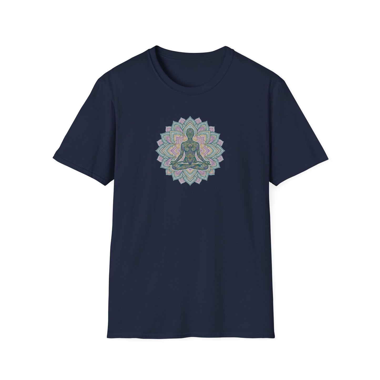 Lotus Pose Mandala T-Shirt