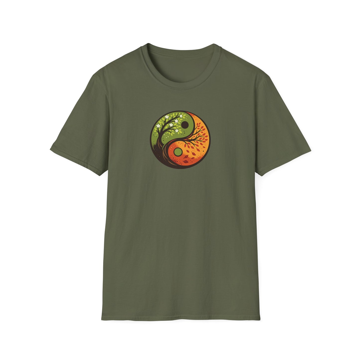Season Trees Yin Yang T-Shirt