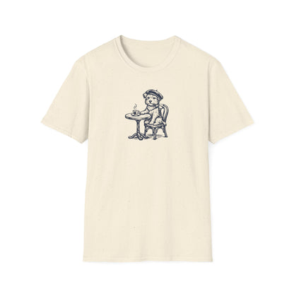 Coffee French Dog T-Shirt