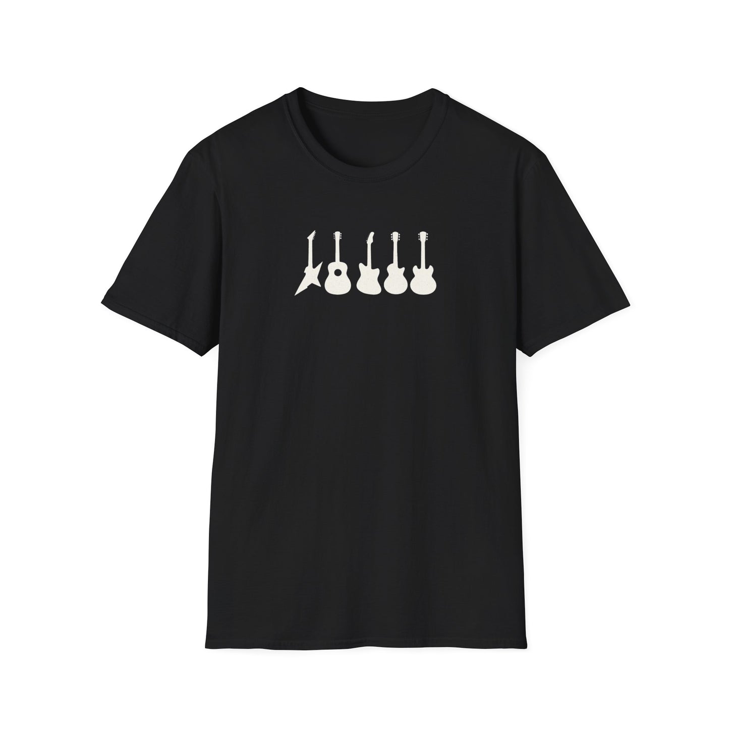 Guitar Types Silhouette T-Shirt