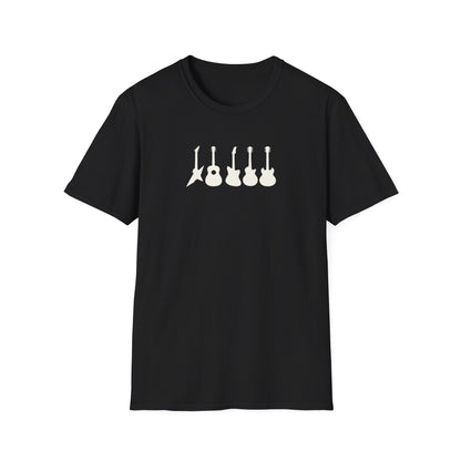 Guitar Types Silhouette T-Shirt