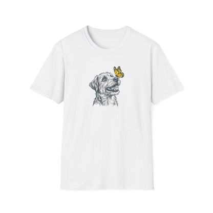 Dog with Butterfly T-Shirt