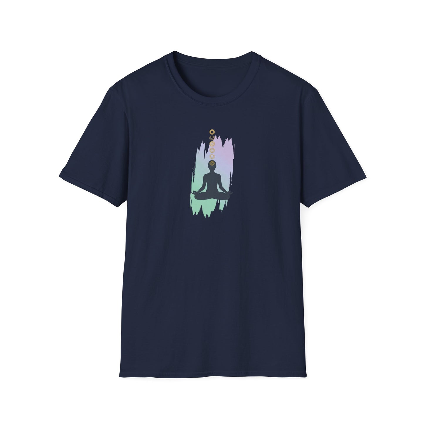 Paint Lotus Pose Chakras T-Shirt
