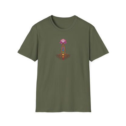 Rooted Chakras Lotus Hands T-Shirt