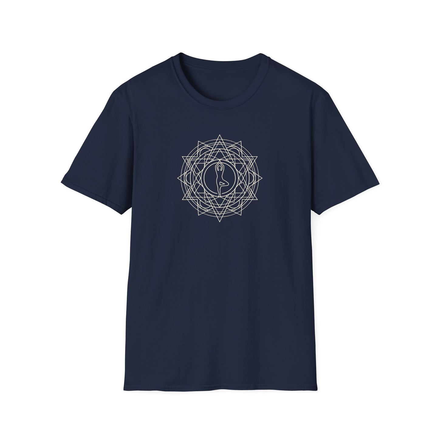 Line Art Person Mandala T-Shirt