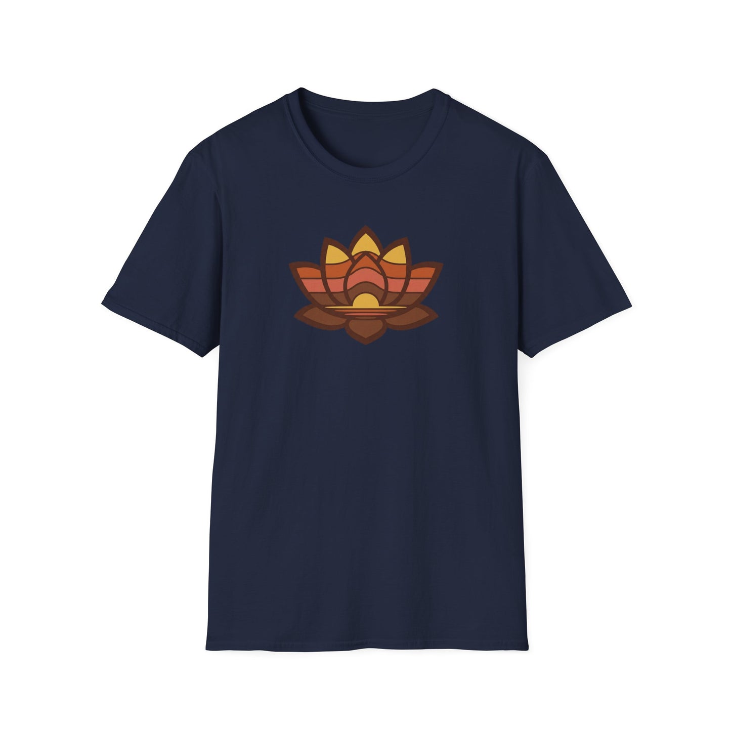 Retro Lotus Flower T-Shirt