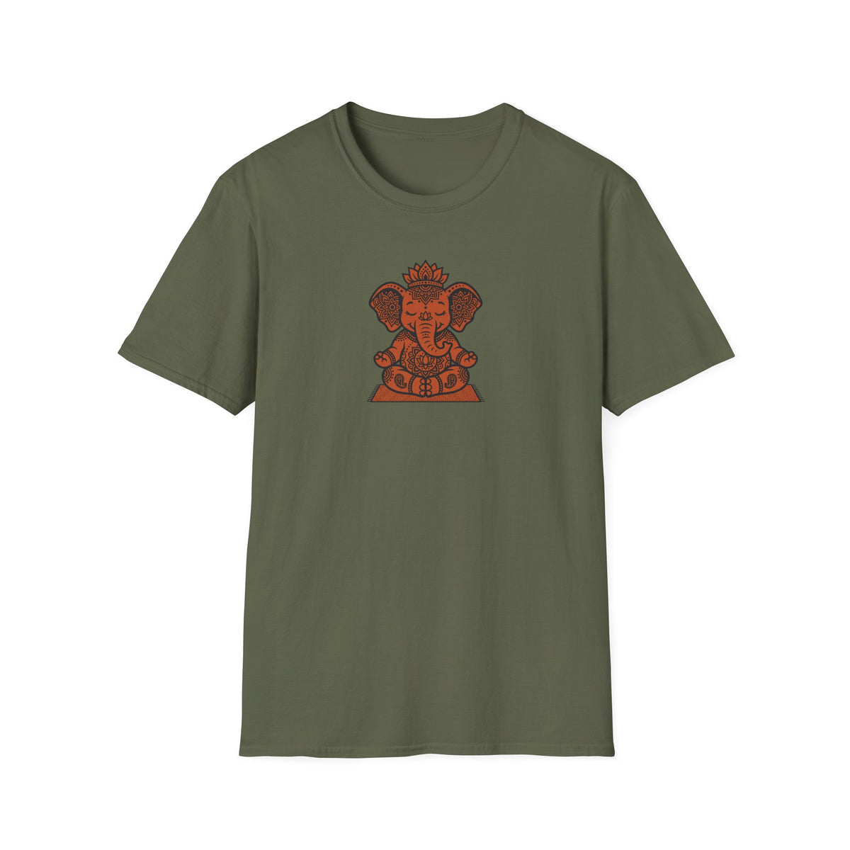 Zen Elephant Lotus Pose T-Shirt