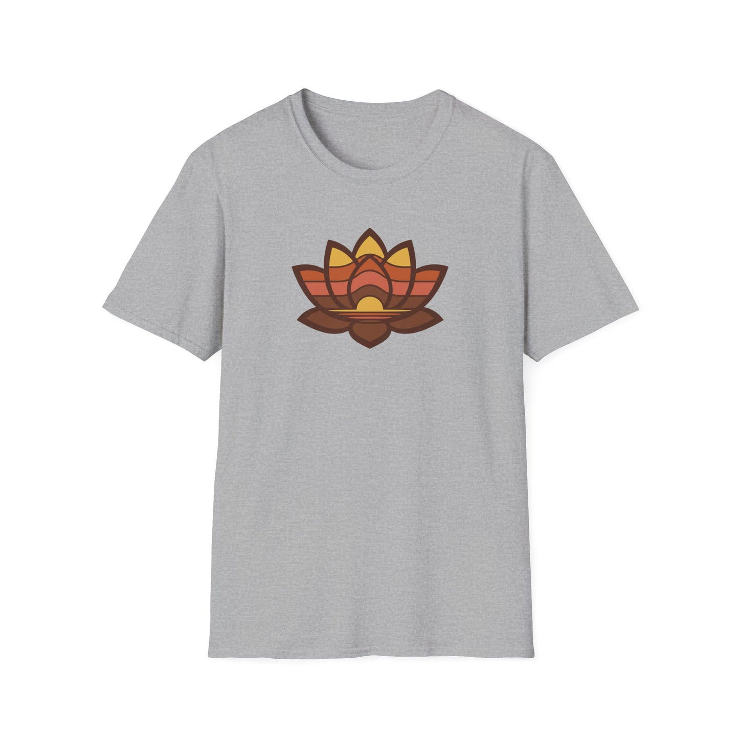 Retro Lotus Flower T-Shirt