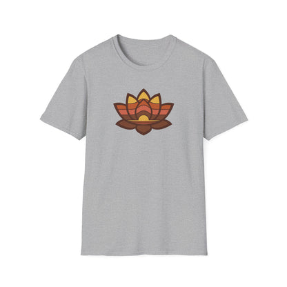 Retro Lotus Flower T-Shirt