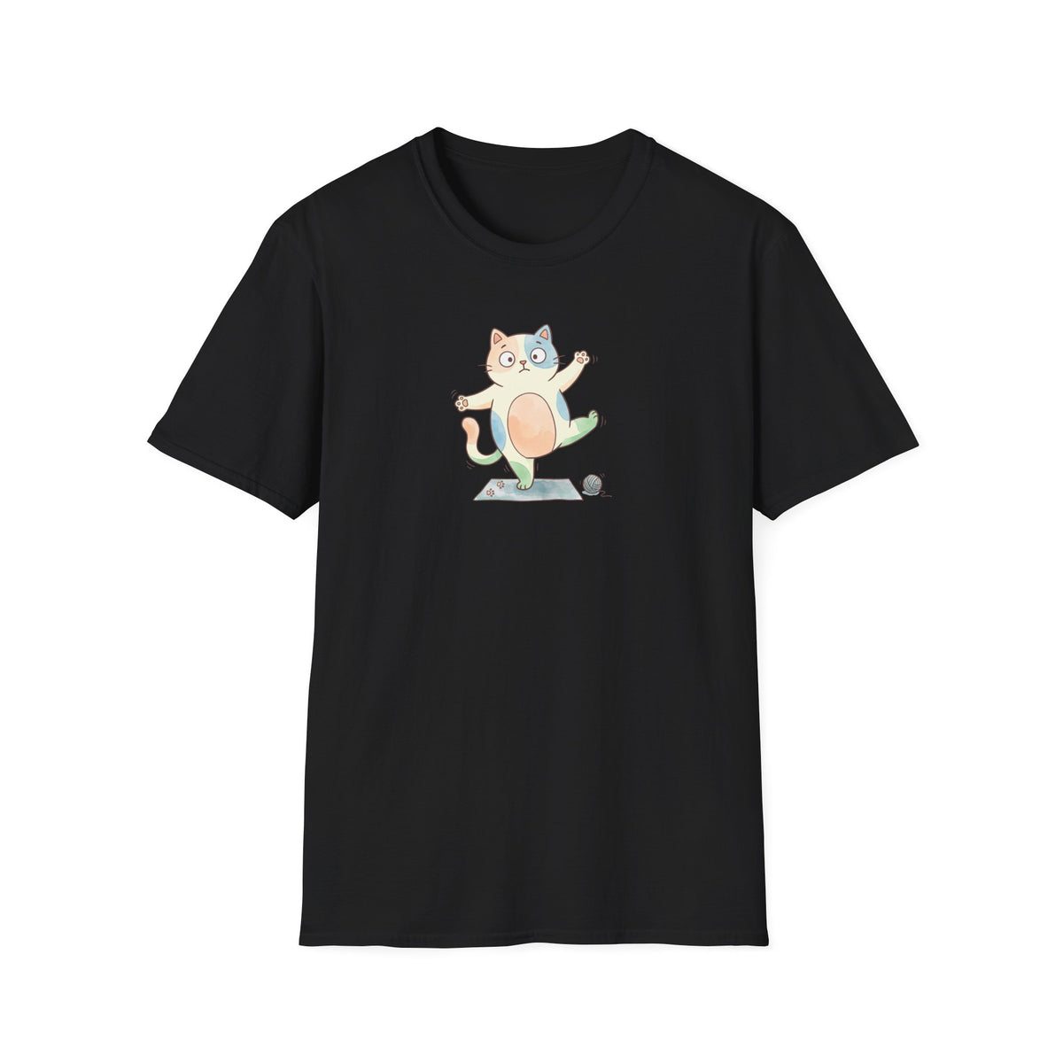 Watercolor Balancing Kitten T-Shirt