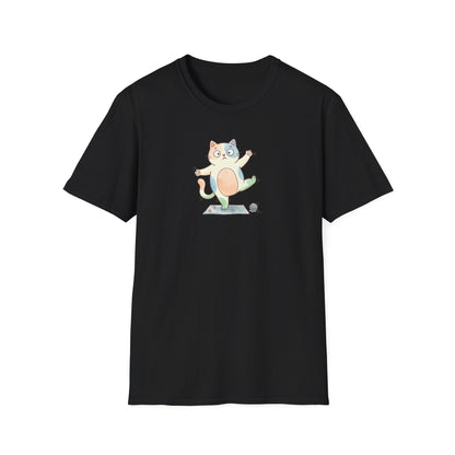 Watercolor Balancing Kitten T-Shirt