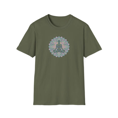 Lotus Pose Mandala T-Shirt