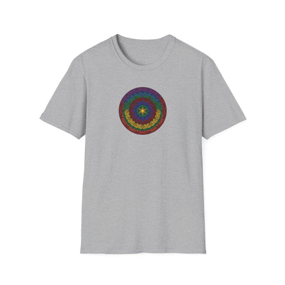 Vibrant Chakra Star Mandala T-Shirt