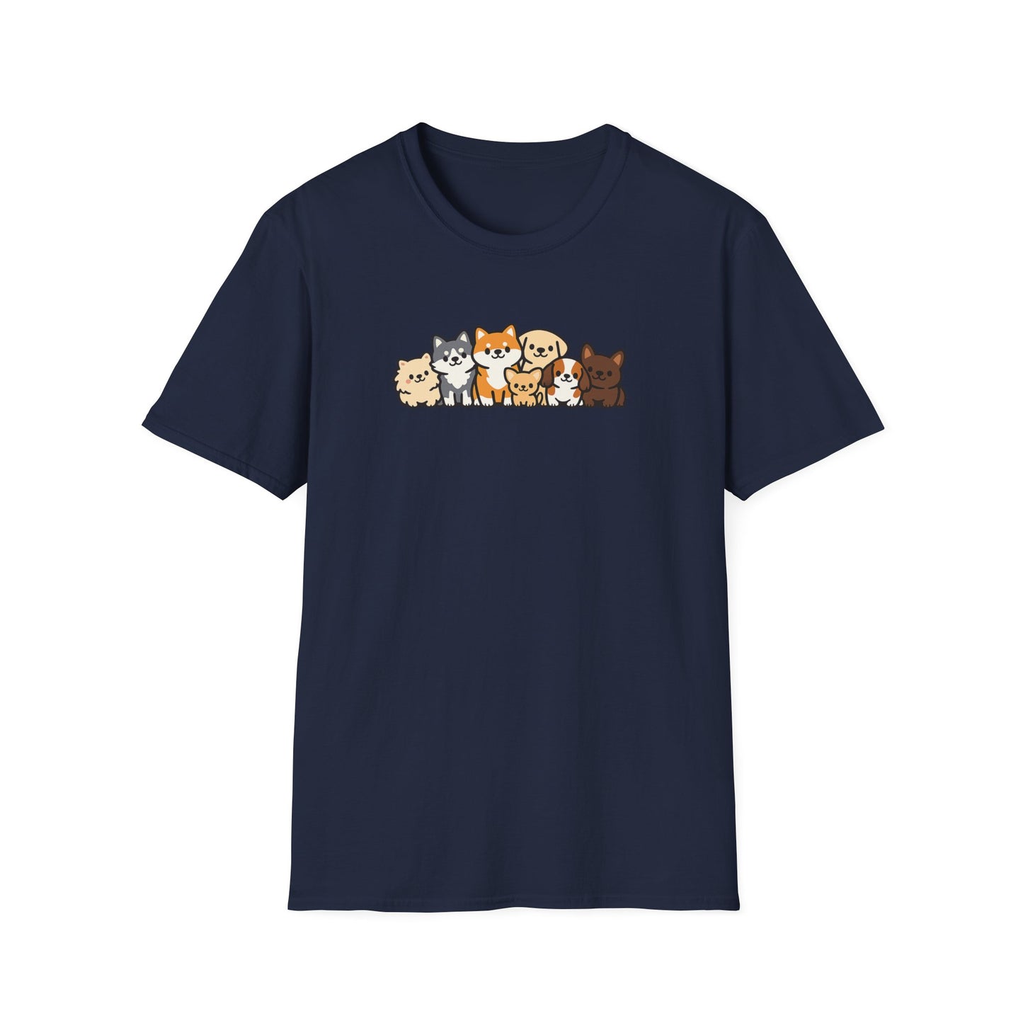 Cartoon Dog Group T-Shirt