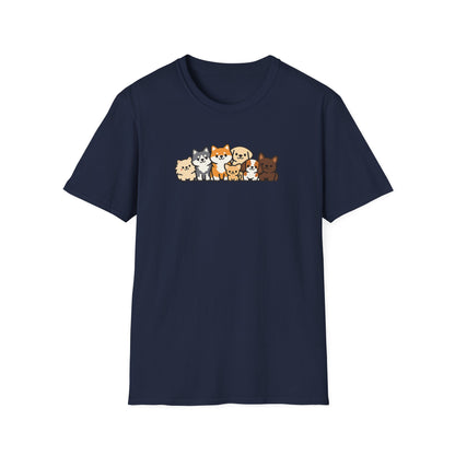 Cartoon Dog Group T-Shirt