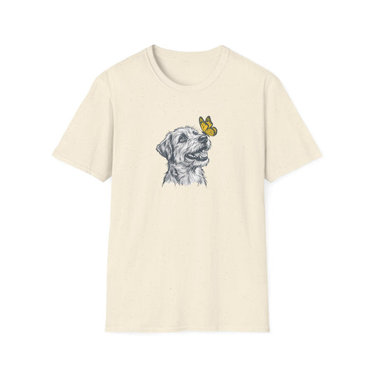 Dog with Butterfly T-Shirt