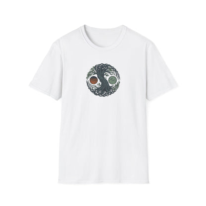 Earth and Water Tree Yin Yang T-Shirt