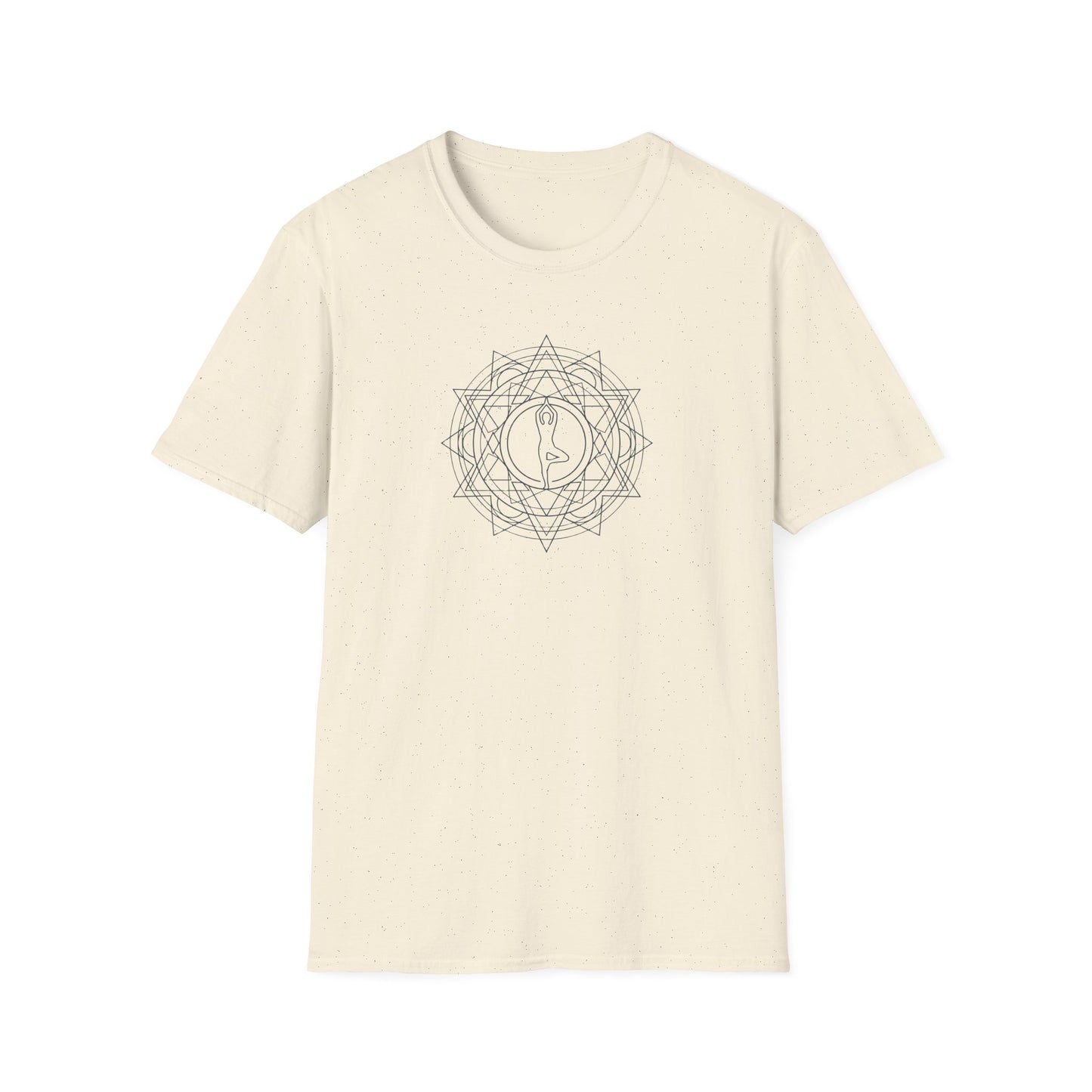 Line Art Person Mandala T-Shirt