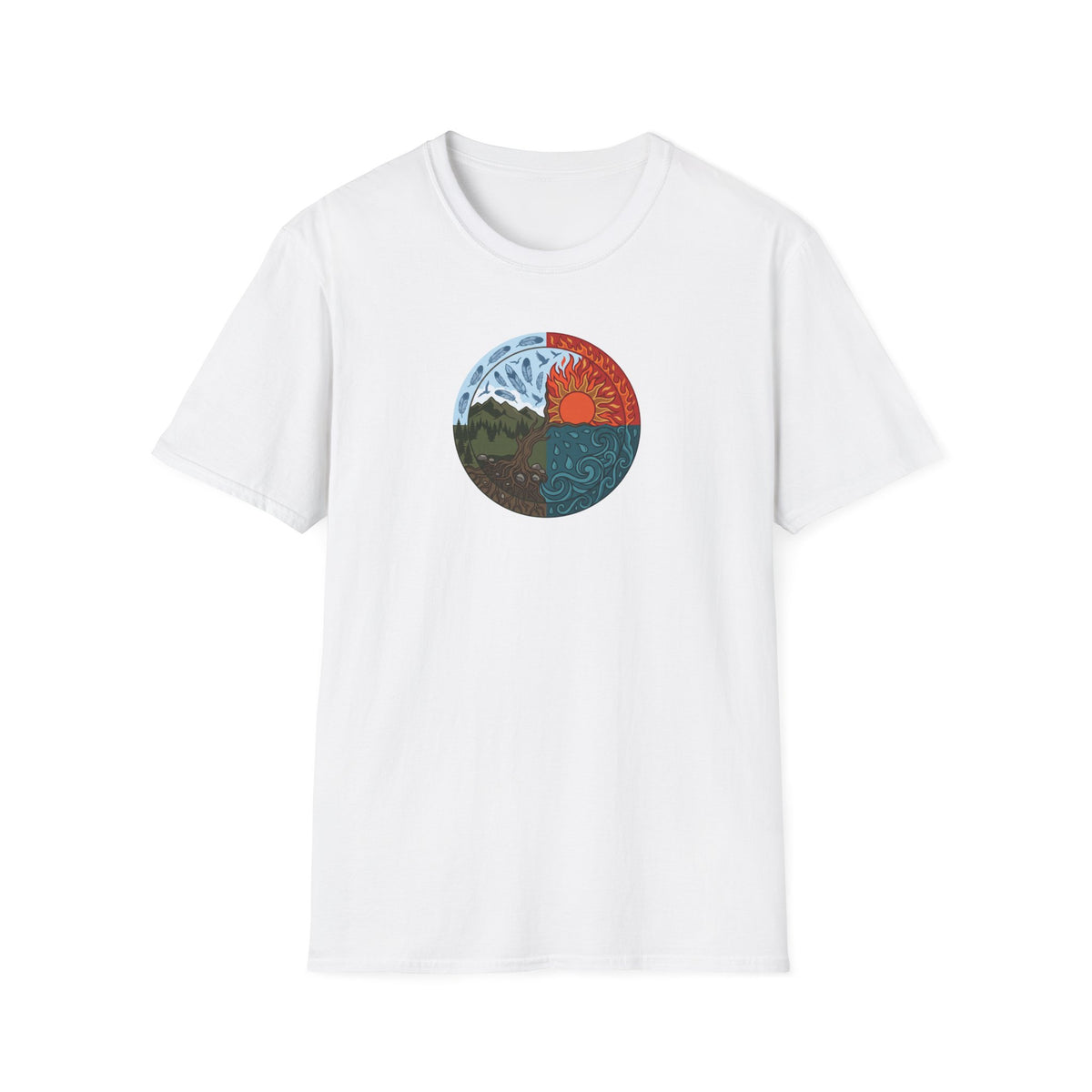 Four Elements Nature Quadrant T-Shirt