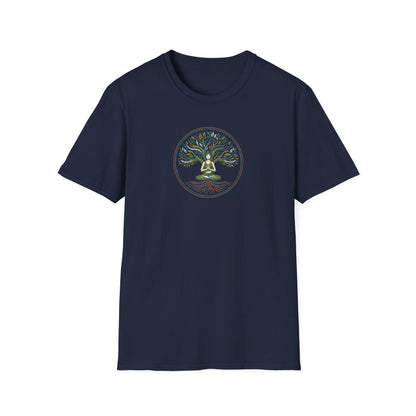 Calm Earthy Lotus Pose T-Shirt
