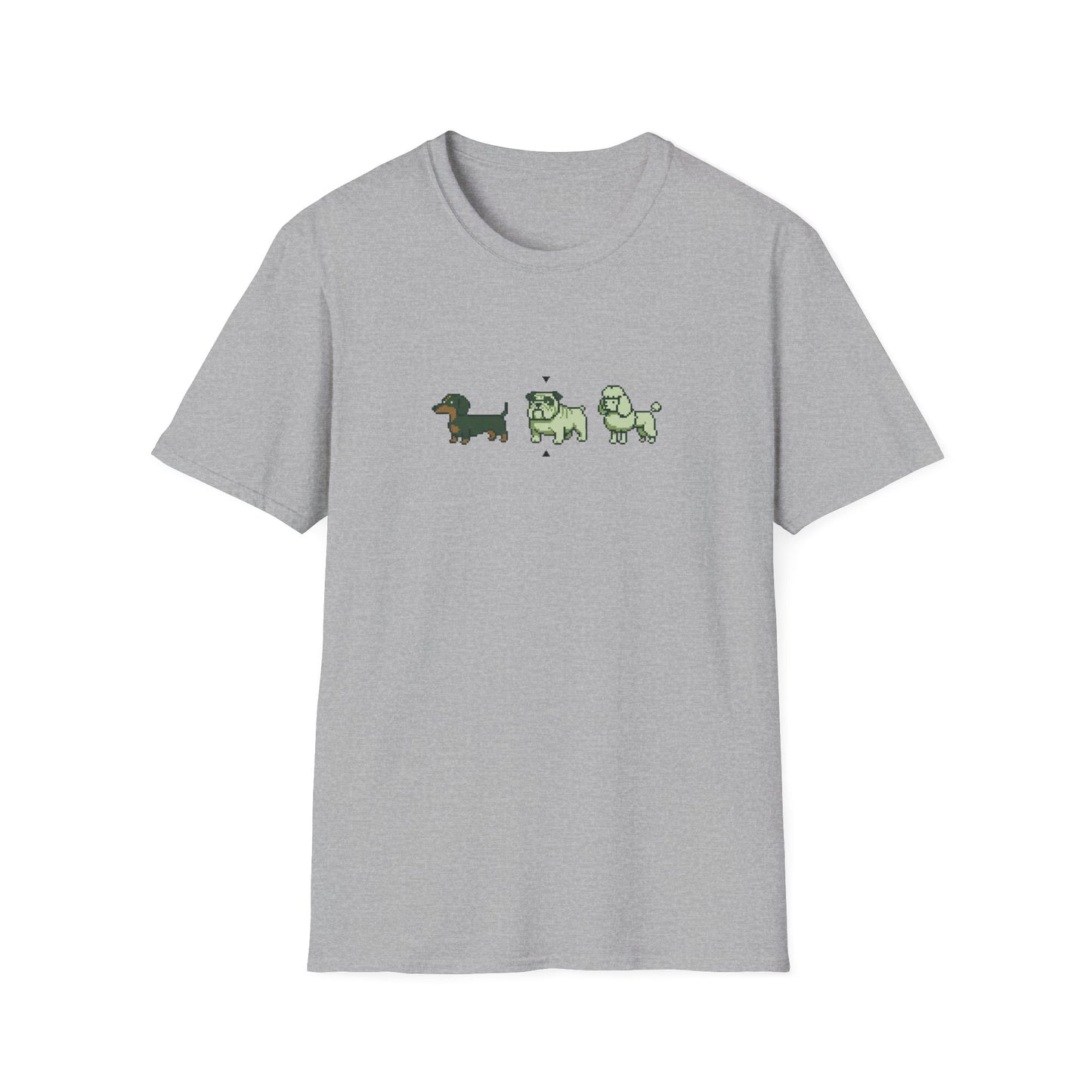 8-Bit Three Dogs T-Shirt
