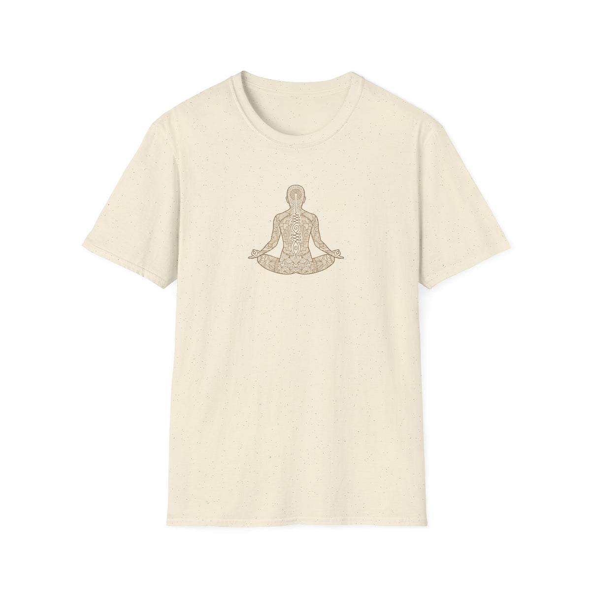 Gold Spine Lotus Pose T-Shirt