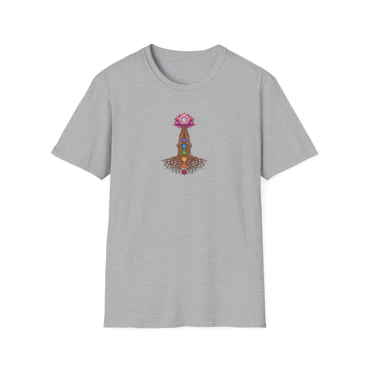 Rooted Chakras Lotus Hands T-Shirt