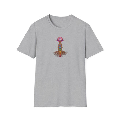 Rooted Chakras Lotus Hands T-Shirt