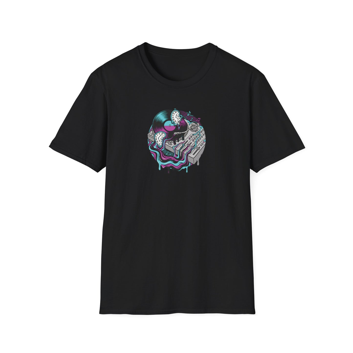 Melting DJ Turntable T-Shirt