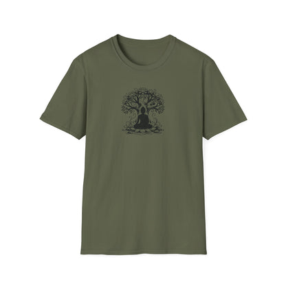 Ink Enlightenment Flower Tree T-Shirt