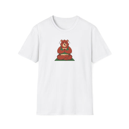 Trying My Best Yoga Bear T-Shirt