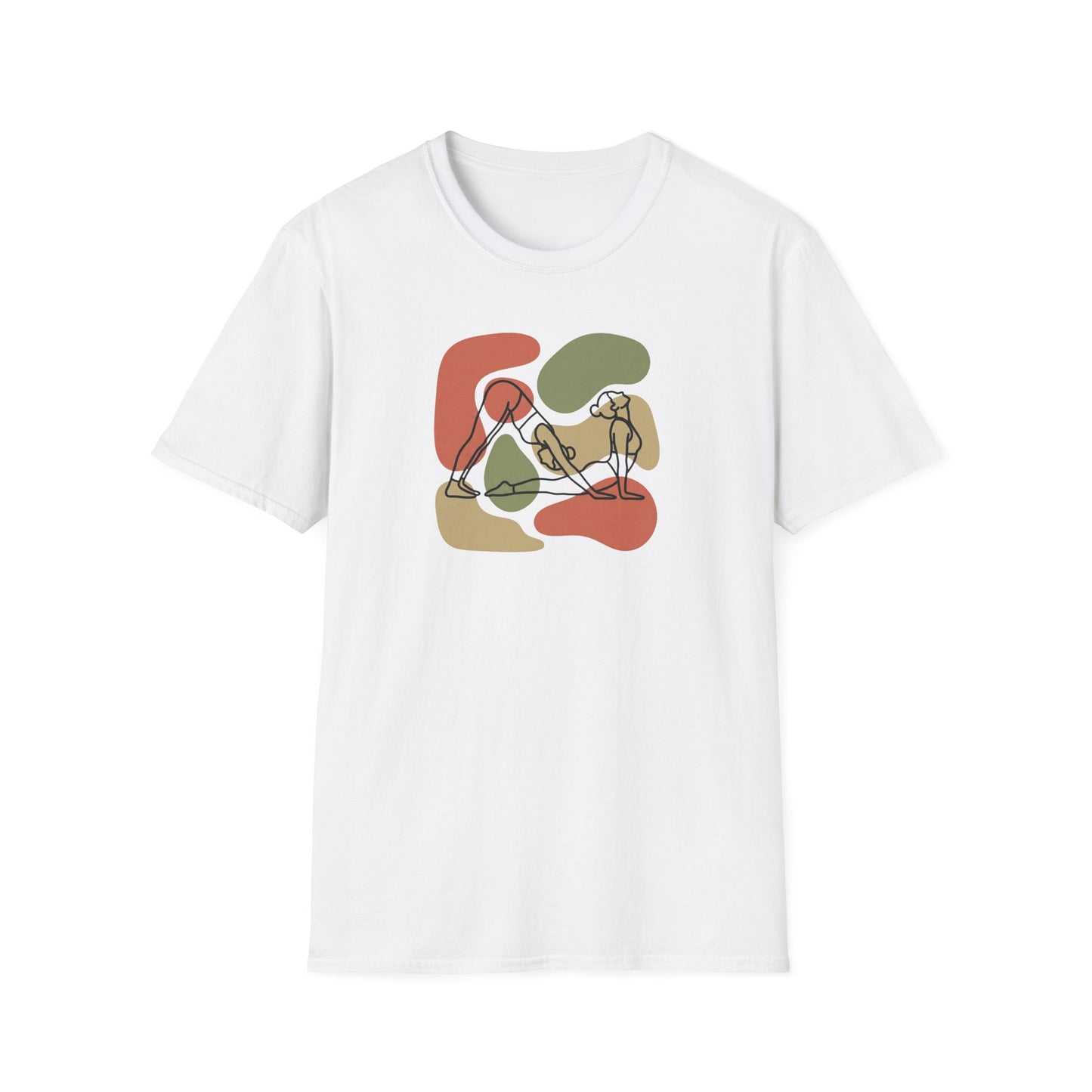 Line Art Yoga Poses T-Shirt