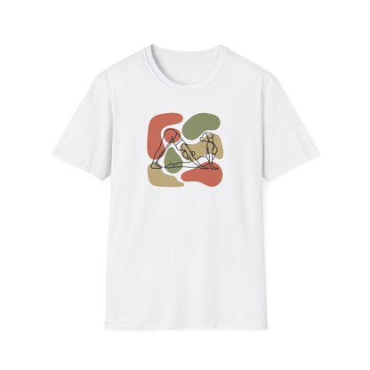 Line Art Yoga Poses T-Shirt