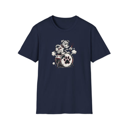 Angry Drummer Dog T-Shirt
