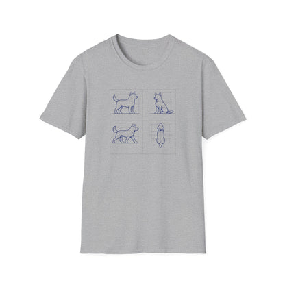 Dog Blueprint T-Shirt