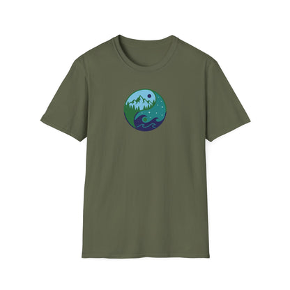 Sea & Mountain Yin Yang T-Shirt
