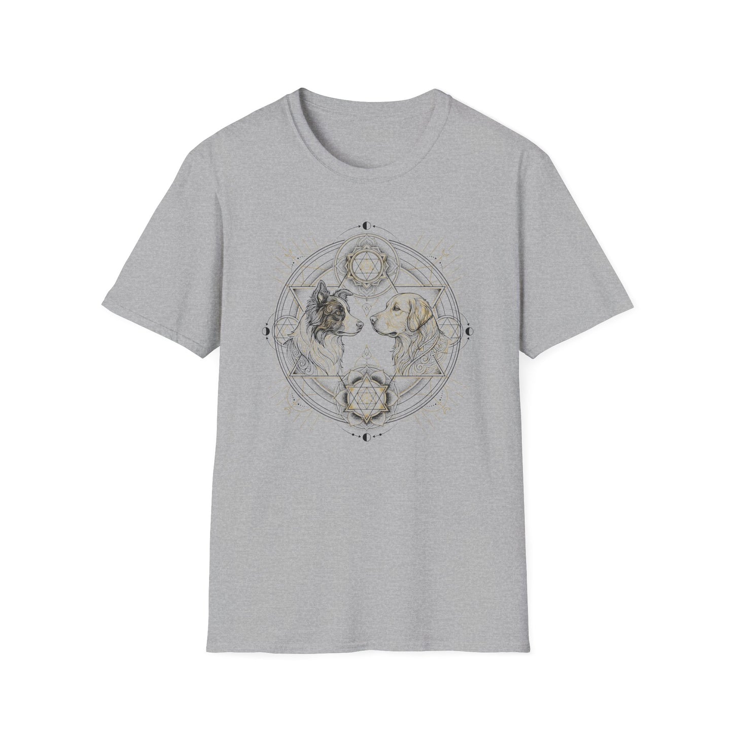 Sacred Geometry Dogs T-Shirt