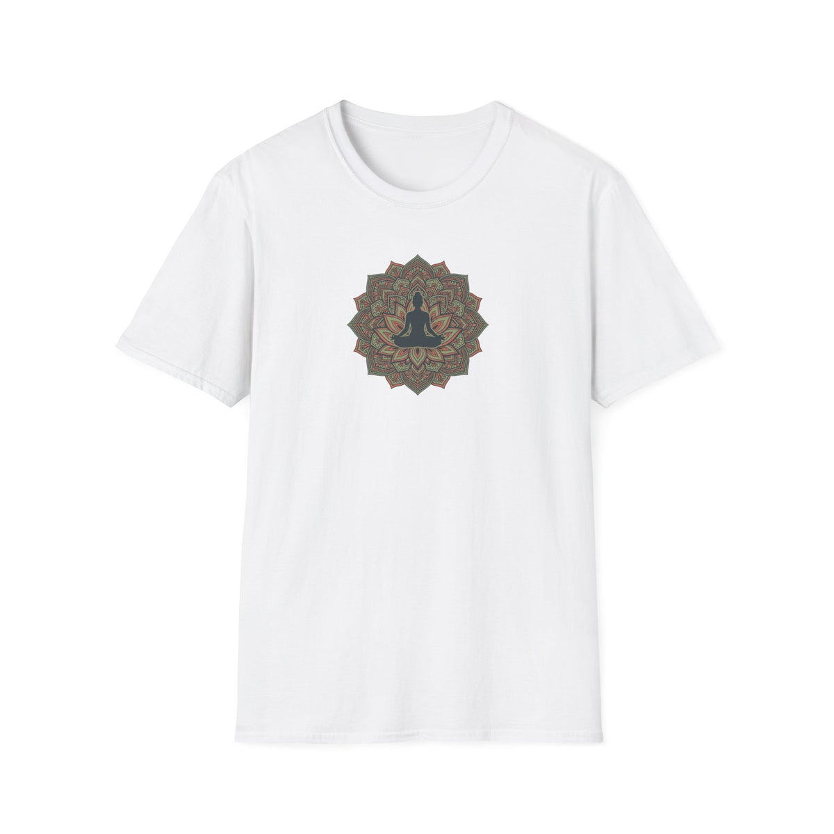 Lotus Silhouette Mandala T-Shirt