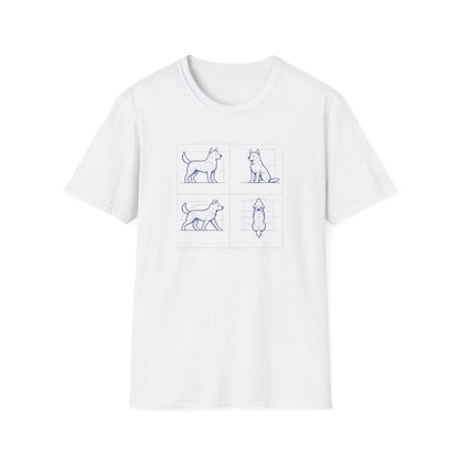 Dog Blueprint T-Shirt