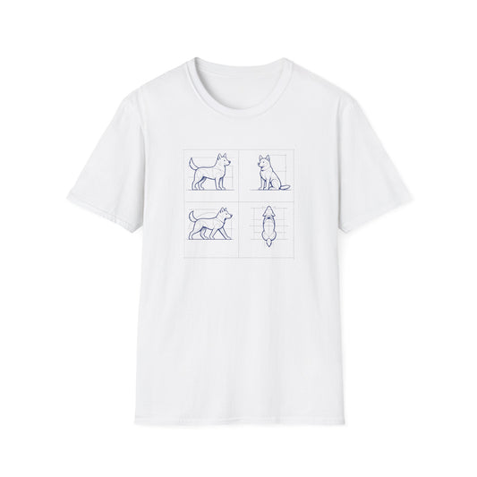 Dog Blueprint T-Shirt