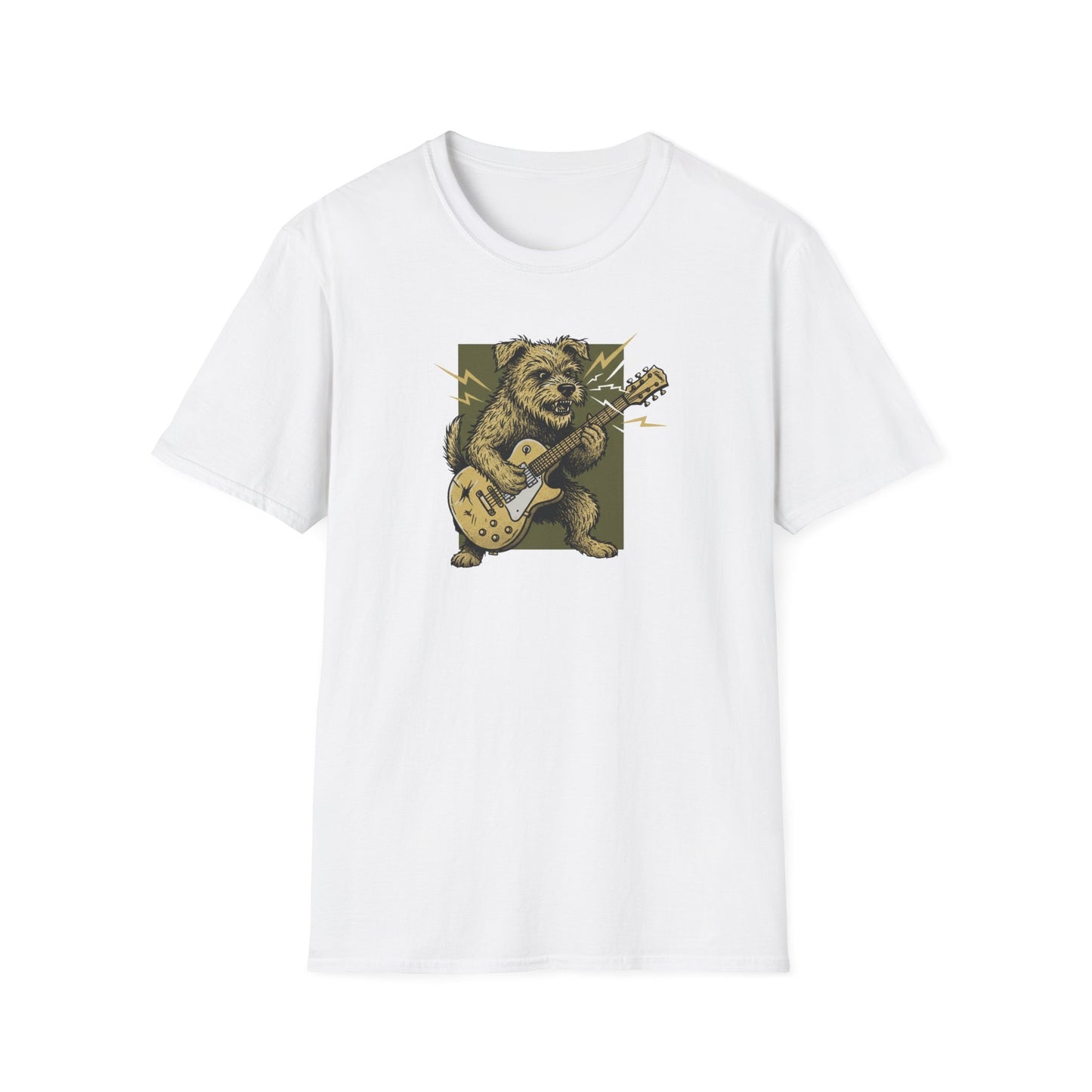 Angry Guitar Dog T-Shirt