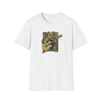 Angry Guitar Dog T-Shirt