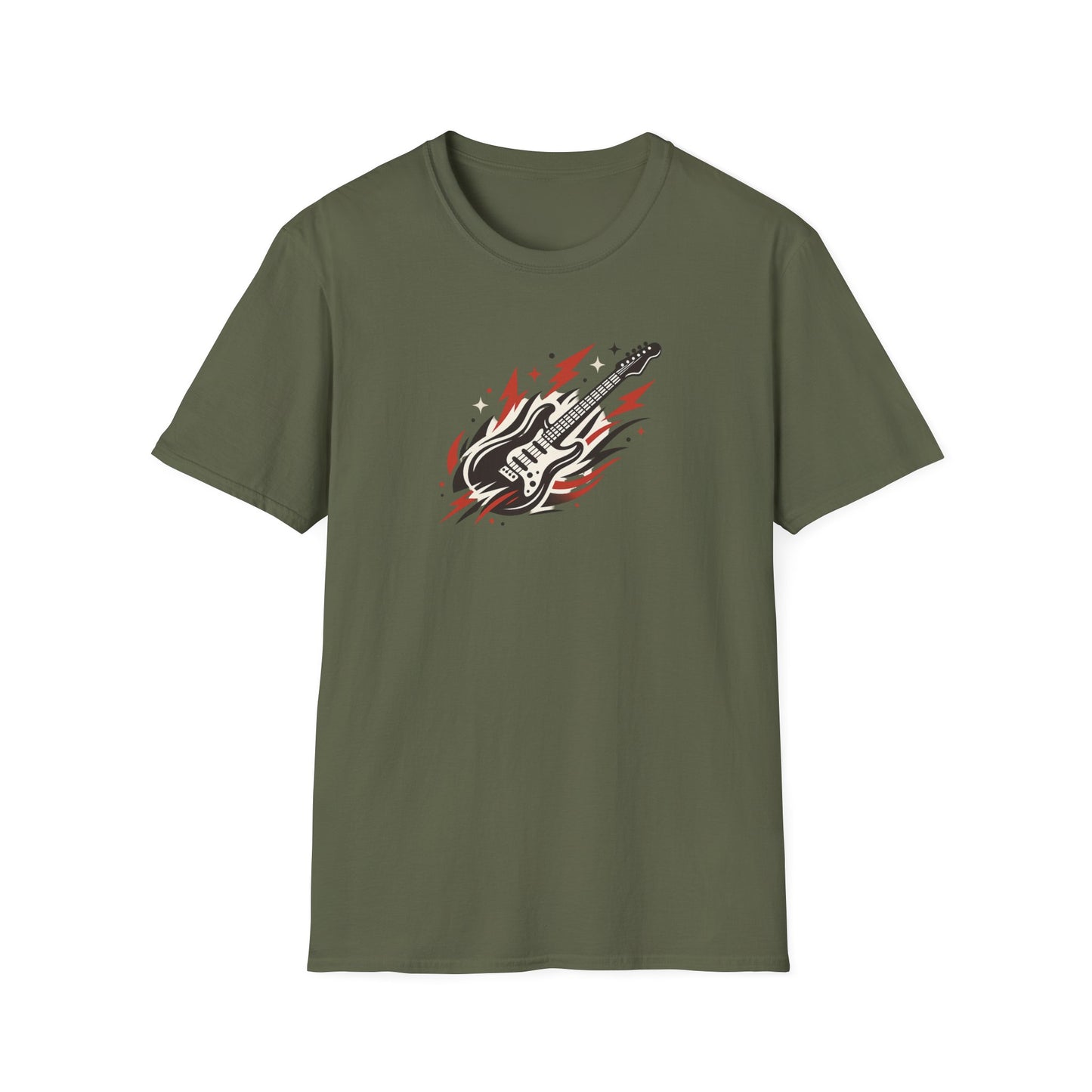 Lightning Guitar T-Shirt