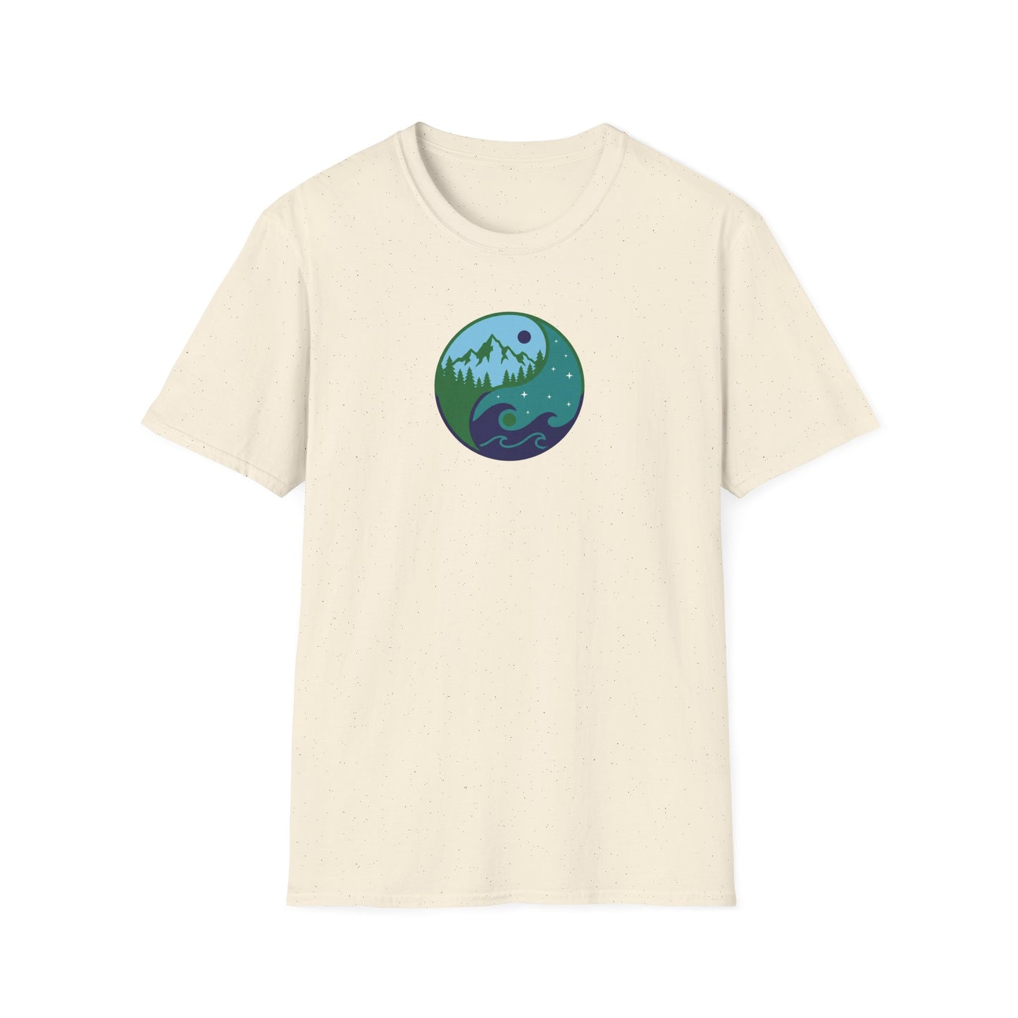 Sea & Mountain Yin Yang T-Shirt