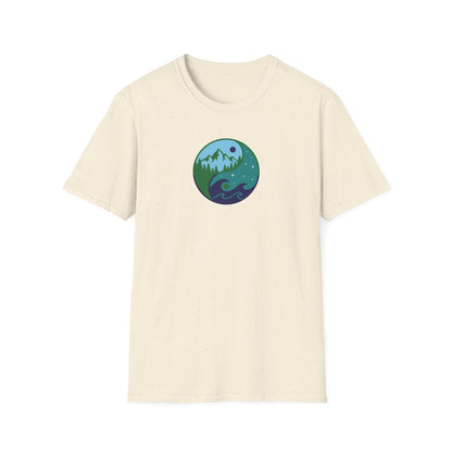 Sea & Mountain Yin Yang T-Shirt